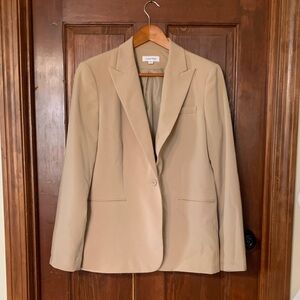CALVIN KLEIN CBK 90’s CAMEL/BEIGE BLAZER